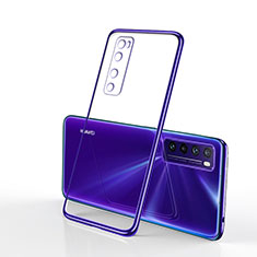 Coque Ultra Fine TPU Souple Housse Etui Transparente H03 pour Huawei Nova 7 5G Violet