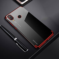 Coque Ultra Fine TPU Souple Housse Etui Transparente H03 pour Huawei P Smart+ Plus Rouge