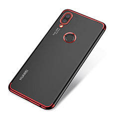 Coque Ultra Fine TPU Souple Housse Etui Transparente H03 pour Huawei P20 Lite Rouge