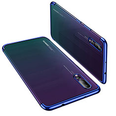 Coque Ultra Fine TPU Souple Housse Etui Transparente H03 pour Huawei P20 Pro Bleu