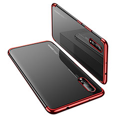 Coque Ultra Fine TPU Souple Housse Etui Transparente H03 pour Huawei P20 Pro Rouge