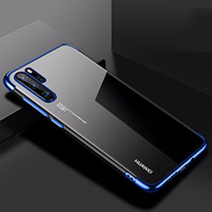 Coque Ultra Fine TPU Souple Housse Etui Transparente H03 pour Huawei P30 Pro New Edition Bleu