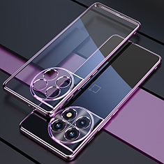Coque Ultra Fine TPU Souple Housse Etui Transparente H03 pour OnePlus 11 5G Violet