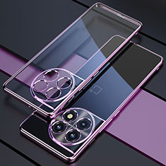 Coque Ultra Fine TPU Souple Housse Etui Transparente H03 pour OnePlus Ace 2 Pro 5G Violet