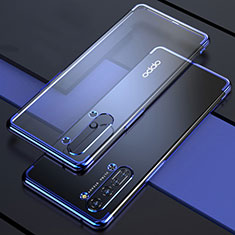 Coque Ultra Fine TPU Souple Housse Etui Transparente H03 pour Oppo Find X2 Lite Bleu