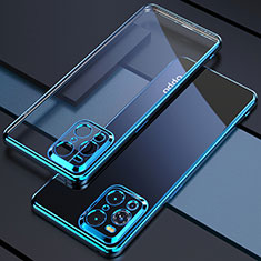 Coque Ultra Fine TPU Souple Housse Etui Transparente H03 pour Oppo Find X3 5G Bleu