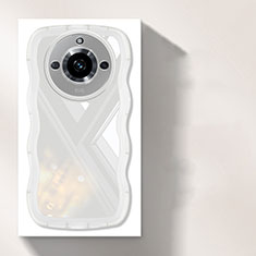 Coque Ultra Fine TPU Souple Housse Etui Transparente H03 pour Realme 11 Pro 5G Blanc