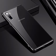 Coque Ultra Fine TPU Souple Housse Etui Transparente H03 pour Samsung Galaxy Note 10 5G Noir
