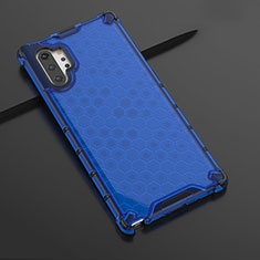 Coque Ultra Fine TPU Souple Housse Etui Transparente H03 pour Samsung Galaxy Note 10 Plus 5G Bleu