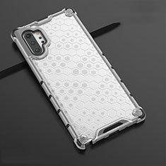 Coque Ultra Fine TPU Souple Housse Etui Transparente H03 pour Samsung Galaxy Note 10 Plus Blanc