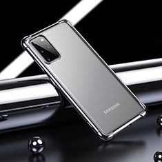 Coque Ultra Fine TPU Souple Housse Etui Transparente H03 pour Samsung Galaxy S20 Plus 5G Noir