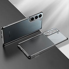 Coque Ultra Fine TPU Souple Housse Etui Transparente H03 pour Samsung Galaxy S21 5G Noir