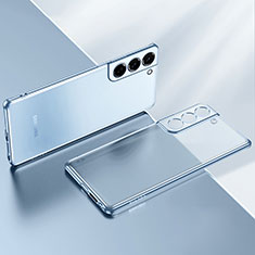Coque Ultra Fine TPU Souple Housse Etui Transparente H03 pour Samsung Galaxy S21 Plus 5G Bleu Ciel