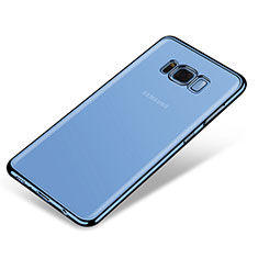 Coque Ultra Fine TPU Souple Housse Etui Transparente H03 pour Samsung Galaxy S8 Plus Bleu