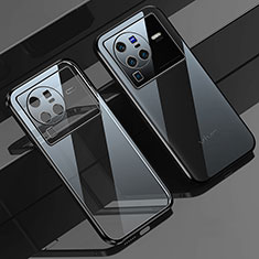 Coque Ultra Fine TPU Souple Housse Etui Transparente H03 pour Vivo X80 Pro 5G Noir