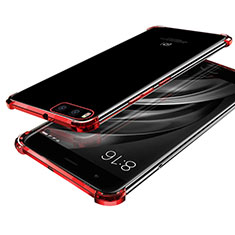 Coque Ultra Fine TPU Souple Housse Etui Transparente H03 pour Xiaomi Mi 6 Rouge