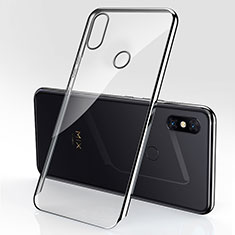 Coque Ultra Fine TPU Souple Housse Etui Transparente H03 pour Xiaomi Mi Mix 3 Noir