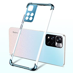Coque Ultra Fine TPU Souple Housse Etui Transparente H03 pour Xiaomi Poco X4 NFC Bleu