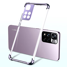 Coque Ultra Fine TPU Souple Housse Etui Transparente H03 pour Xiaomi Poco X4 NFC Violet
