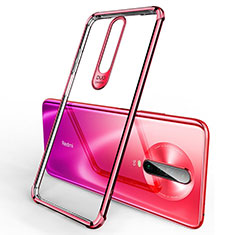 Coque Ultra Fine TPU Souple Housse Etui Transparente H03 pour Xiaomi Redmi K30 4G Rouge