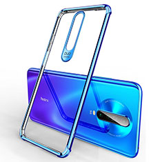 Coque Ultra Fine TPU Souple Housse Etui Transparente H03 pour Xiaomi Redmi K30 5G Bleu