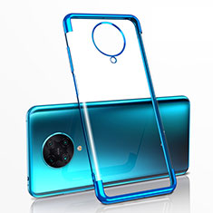 Coque Ultra Fine TPU Souple Housse Etui Transparente H03 pour Xiaomi Redmi K30 Pro 5G Bleu