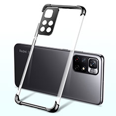 Coque Ultra Fine TPU Souple Housse Etui Transparente H03 pour Xiaomi Redmi Note 11T 5G Noir
