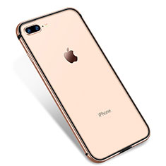 Coque Ultra Fine TPU Souple Housse Etui Transparente H04 pour Apple iPhone 8 Plus Or