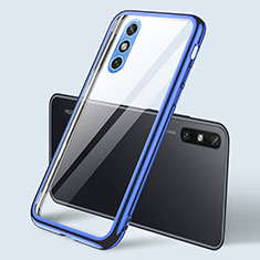Coque Ultra Fine TPU Souple Housse Etui Transparente H04 pour Huawei Enjoy 10e Bleu