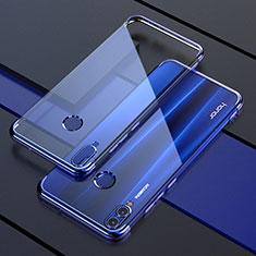 Coque Ultra Fine TPU Souple Housse Etui Transparente H04 pour Huawei Honor V10 Lite Bleu