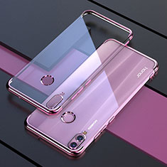 Coque Ultra Fine TPU Souple Housse Etui Transparente H04 pour Huawei Honor V10 Lite Rose