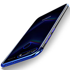 Coque Ultra Fine TPU Souple Housse Etui Transparente H04 pour Huawei Honor V20 Bleu