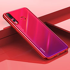 Coque Ultra Fine TPU Souple Housse Etui Transparente H04 pour Huawei Nova 4 Rouge