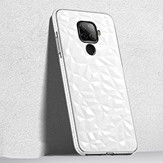 Coque Ultra Fine TPU Souple Housse Etui Transparente H04 pour Huawei Nova 5i Pro Blanc