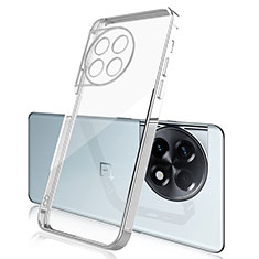 Coque Ultra Fine TPU Souple Housse Etui Transparente H04 pour OnePlus 11 5G Argent