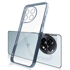 Coque Ultra Fine TPU Souple Housse Etui Transparente H04 pour OnePlus 11 5G Bleu