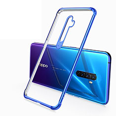 Coque Ultra Fine TPU Souple Housse Etui Transparente H04 pour Realme X2 Pro Bleu