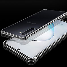 Coque Ultra Fine TPU Souple Housse Etui Transparente H04 pour Samsung Galaxy Note 10 Plus Clair