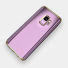 Coque Ultra Fine TPU Souple Housse Etui Transparente H04 pour Samsung Galaxy S9 Or