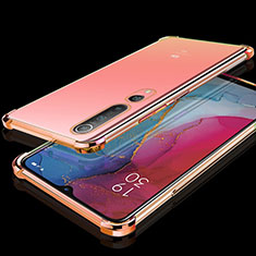 Coque Ultra Fine TPU Souple Housse Etui Transparente H04 pour Xiaomi Mi 10 Or Rose
