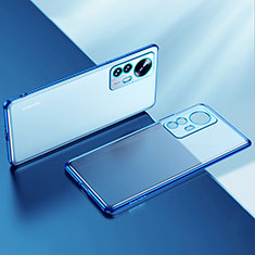 Coque Ultra Fine TPU Souple Housse Etui Transparente H04 pour Xiaomi Mi 12S 5G Bleu