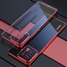 Coque Ultra Fine TPU Souple Housse Etui Transparente H04 pour Xiaomi Mi 13 5G Rouge