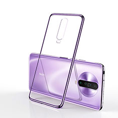 Coque Ultra Fine TPU Souple Housse Etui Transparente H04 pour Xiaomi Poco X2 Violet