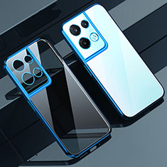Coque Ultra Fine TPU Souple Housse Etui Transparente H04 pour Xiaomi Redmi Note 13 5G Bleu