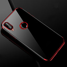 Coque Ultra Fine TPU Souple Housse Etui Transparente H04 pour Xiaomi Redmi Note 7 Rouge