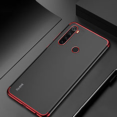 Coque Ultra Fine TPU Souple Housse Etui Transparente H04 pour Xiaomi Redmi Note 8 (2021) Rouge