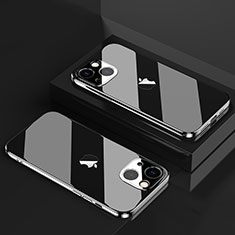 Coque Ultra Fine TPU Souple Housse Etui Transparente H05 pour Apple iPhone 13 Mini Noir