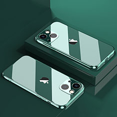 Coque Ultra Fine TPU Souple Housse Etui Transparente H05 pour Apple iPhone 14 Vert