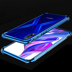 Coque Ultra Fine TPU Souple Housse Etui Transparente H05 pour Huawei Honor 9X Bleu