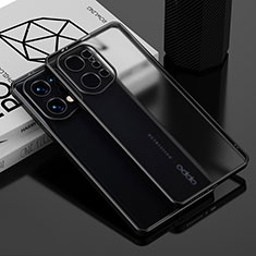 Coque Ultra Fine TPU Souple Housse Etui Transparente H05 pour Oppo Find X5 5G Noir